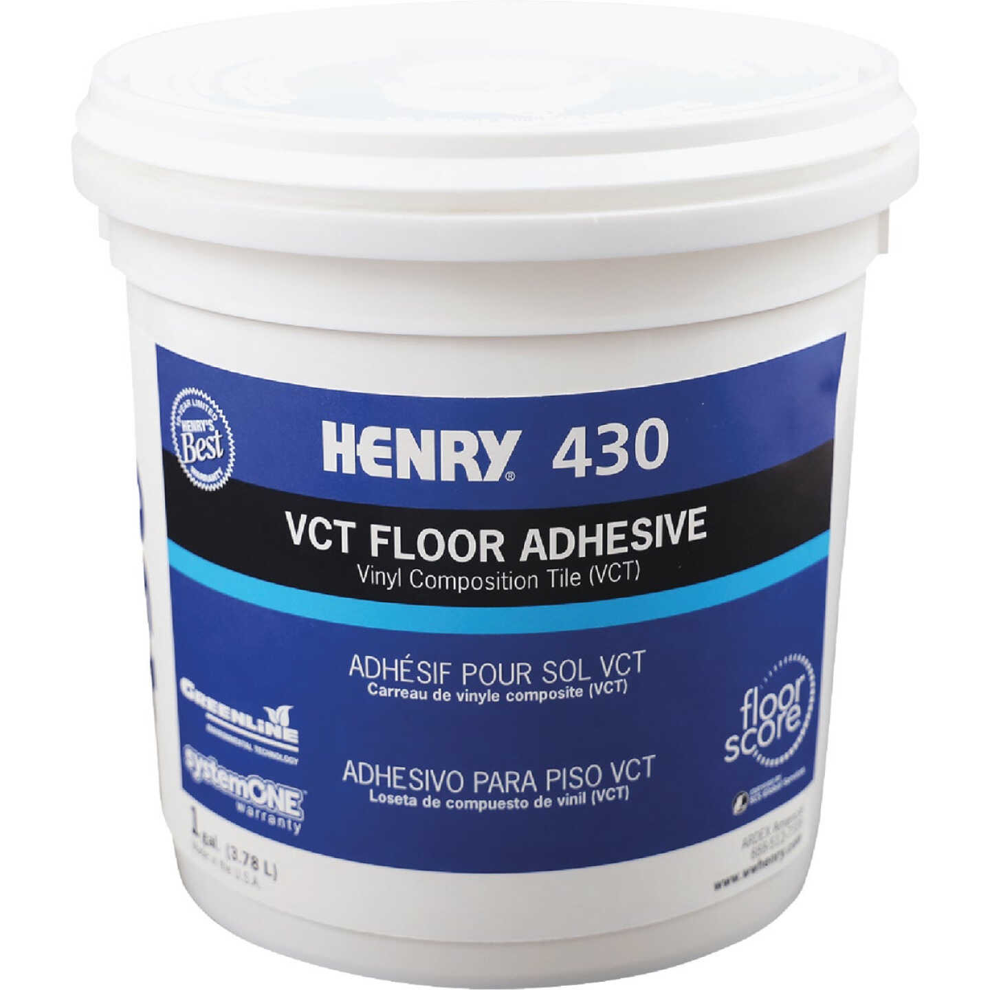 Henry 430 ClearPro Vinyl Floor Adhesive, 1 Gal. Image 1