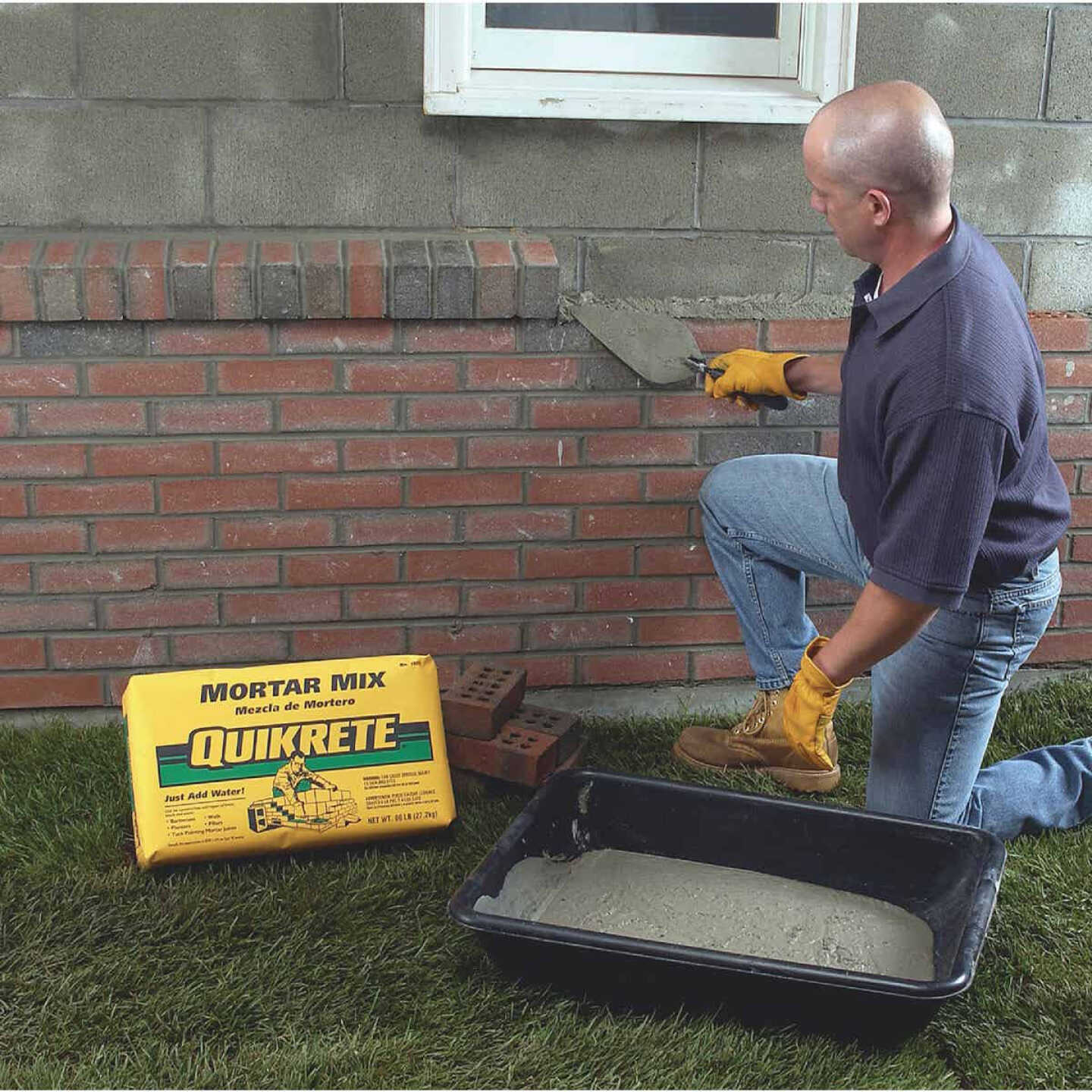 Quikrete 60 Lb. Natural Type N Mortar Mix Image 3