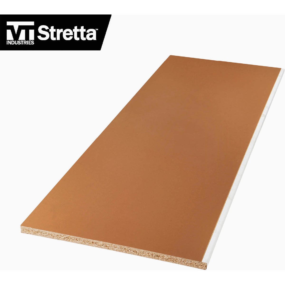 VT Industries Stretta 4 Ft. Laminate White Marble Countertop Image 7