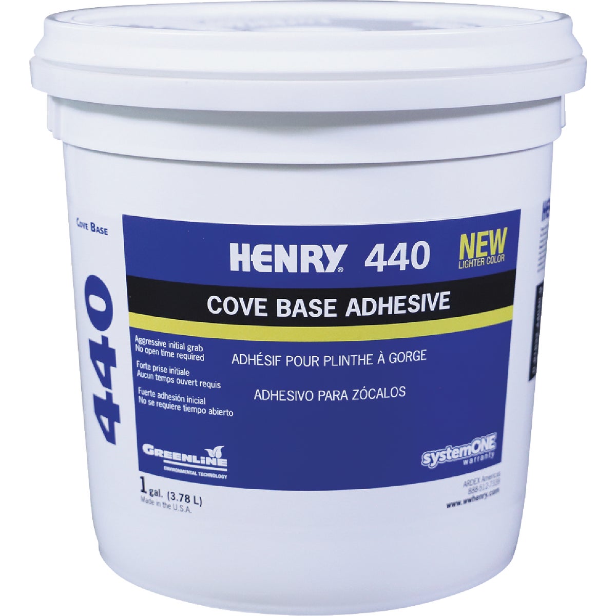 Henry Cove Base Adhesive, 1 Gal.  Image 1