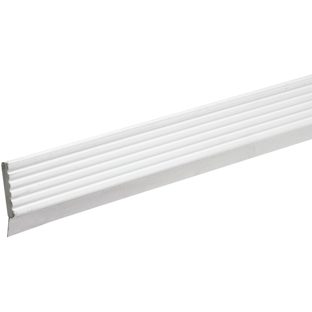 Do it 3 In. x 9 Ft. White Vinyl Top and Side Garage Door Seal with Sweep