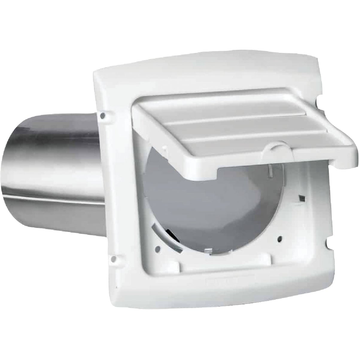 Dundas Jafine EzAccess 4 In. White Plastic Dryer Vent Hood Image 3
