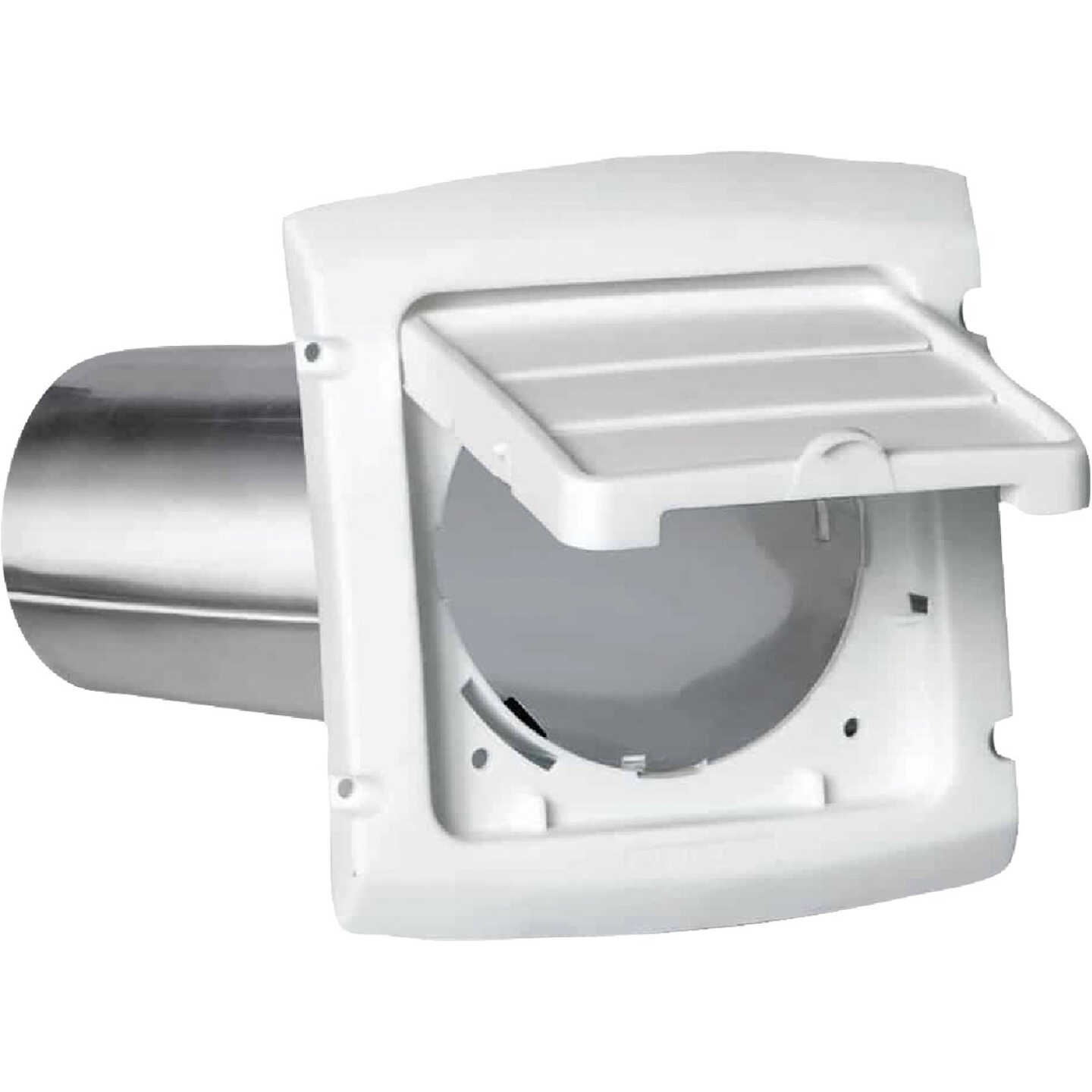 Dundas Jafine EzAccess 4 In. White Plastic Dryer Vent Hood Image 3