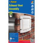 Dundas Jafine EzAccess 4 In. White Plastic Dryer Vent Hood Image 1