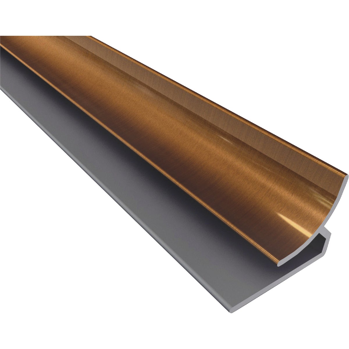 Fasade 18 In. Thermoplastic Inside Corner Backsplash Trim, Oil-Rubbed Bronze Image 1