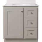Bertch Storage Solutions 30 In. W x 34-1/2 In. H x 21 In. D Harbor Vanity Base without Top, 2 Door/1 Drawer Image 1