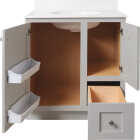 Bertch Storage Solutions 30 In. W x 34-1/2 In. H x 21 In. D Harbor Vanity Base without Top, 2 Door/1 Drawer Image 3