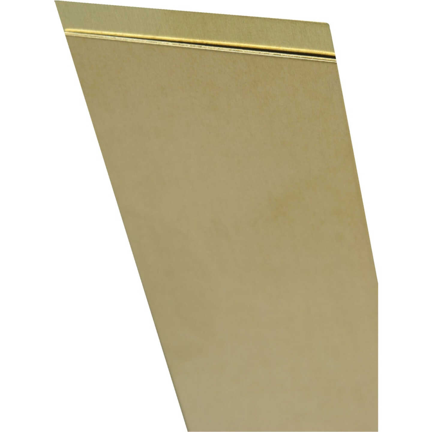 K&S 4 In. x 10 In. x .032 In. Brass Sheet Stock Image 1