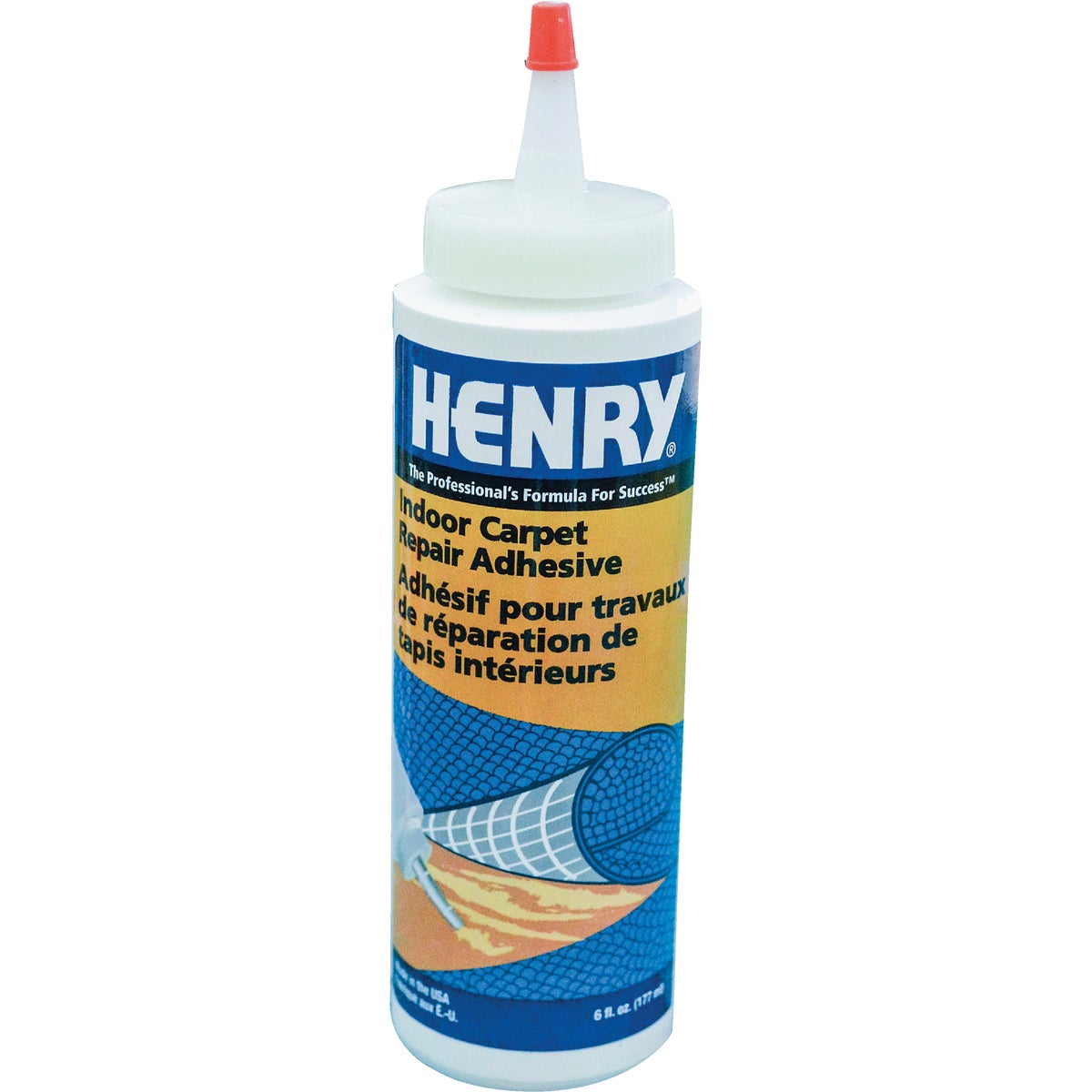 Henry Indoor Carpet Repair Adhesive, 6 Oz.