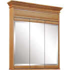 Sunny Wood Briarwood Maple 36 In. W x 38 In. H x 7-1/4 In. D Tri-View Surface Mount Medicine Cabinet Image 1