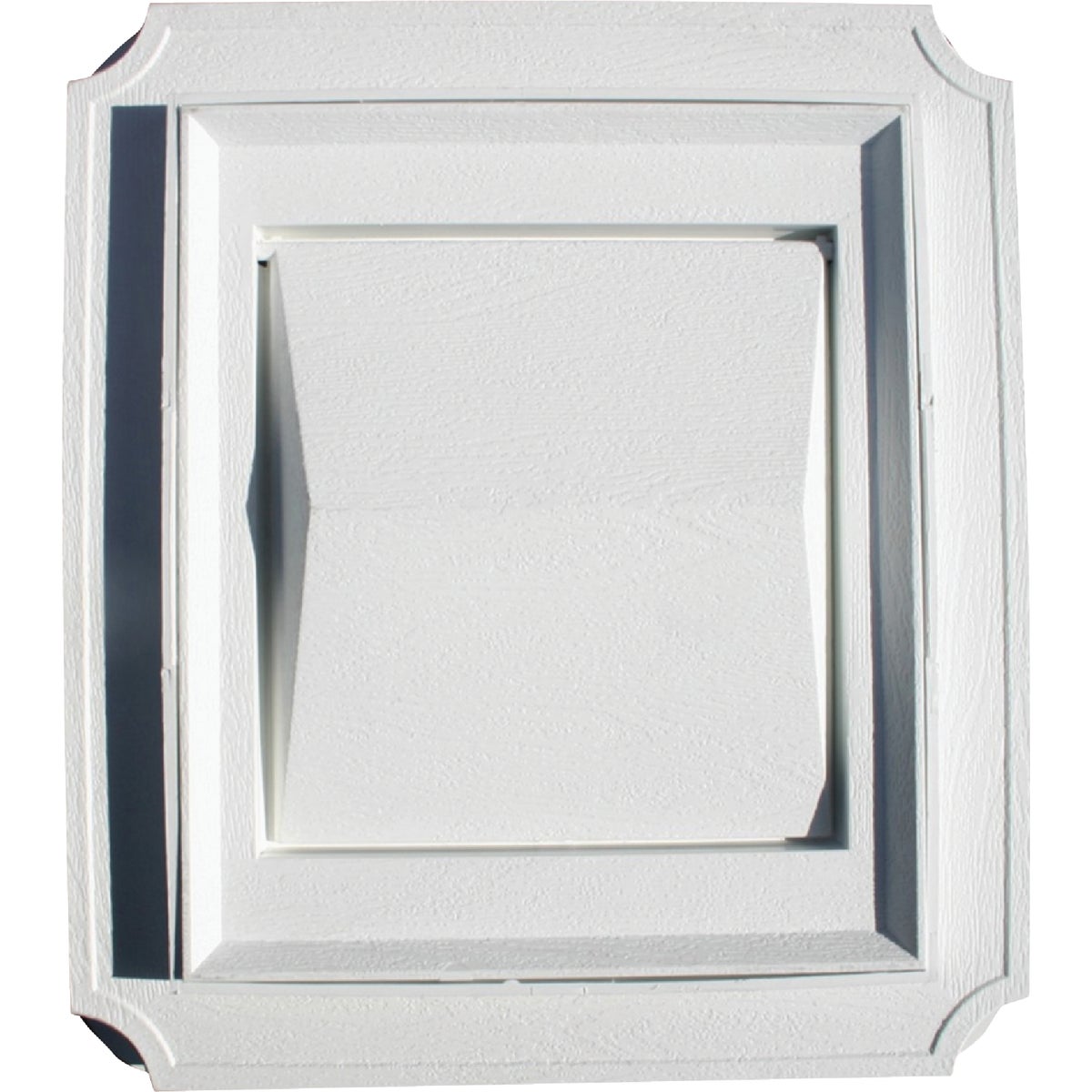 Builder's Best 4 In. White Plastic J-Block Dryer Vent Hood Image 2