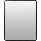 Zenna Home Designer Series Black 24 In. W x 30 In. H x 5 In. D Single Mirror Surface/Recess Mount Rectangle Medicine Cabinet Image 1