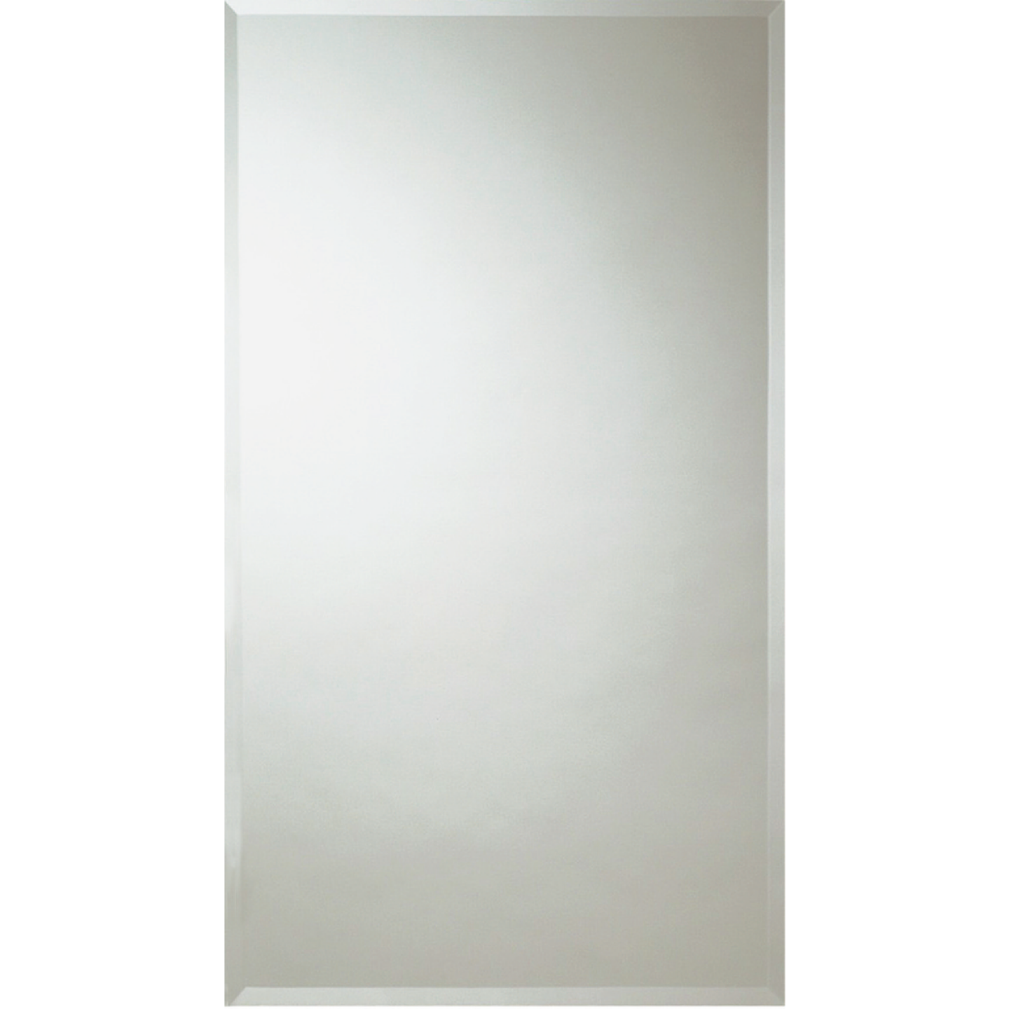 Erias Home Design 30 In. W. x 48 In. H. Frameless Beveled Edge Wall Mirror Image 1