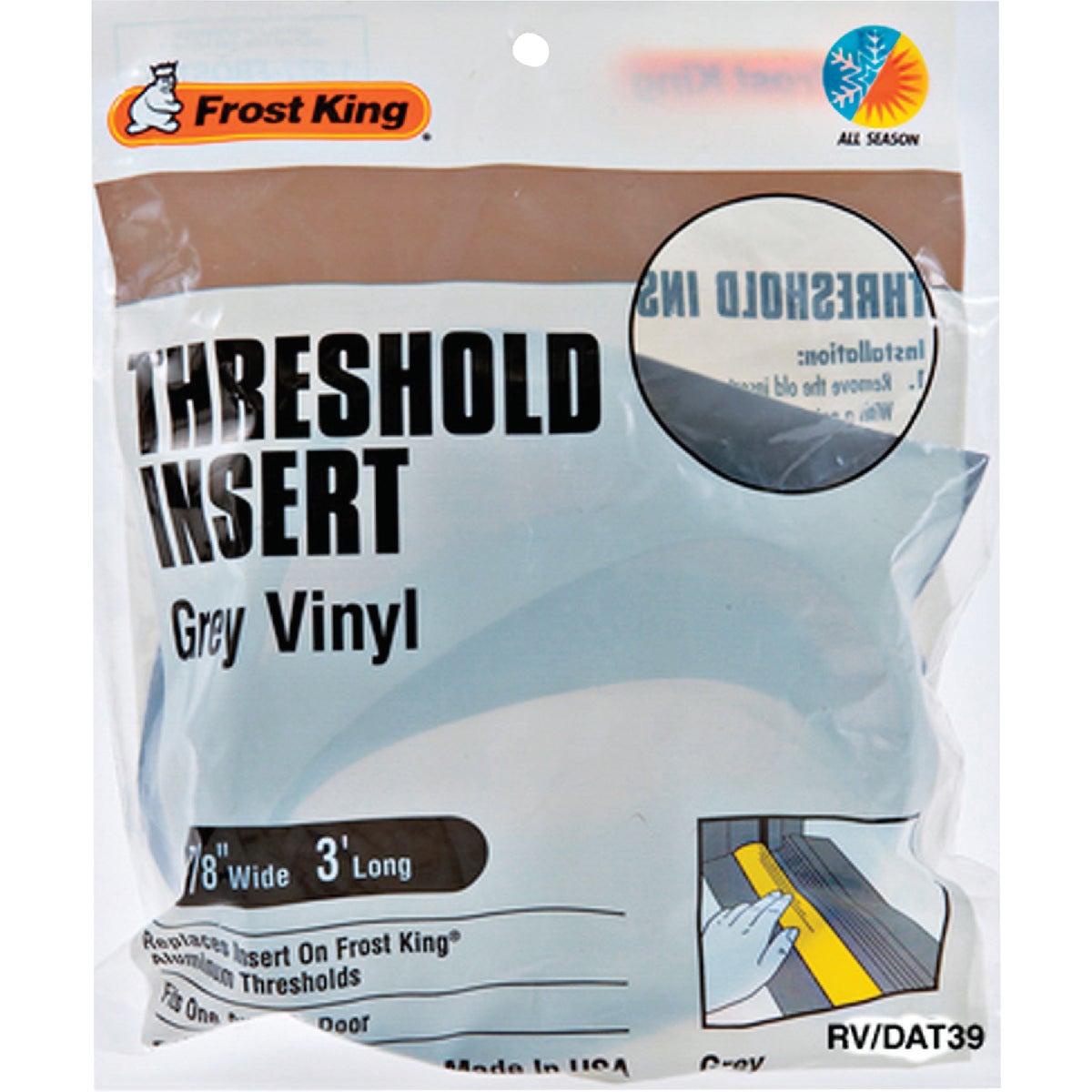 Frost King 36 In. L Threshold Insert