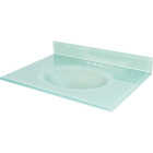 31" WHT GLASS VANITY TOP Image 3