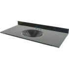49" BLK GLASS VANITY TOP Image 1