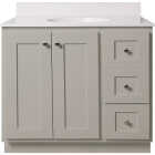 Bertch Storage Solutions 36 In. W x 34-1/2 In. H x 21 In. D Harbor Vanity Base without Top, 3 Door/1 Drawer Image 1