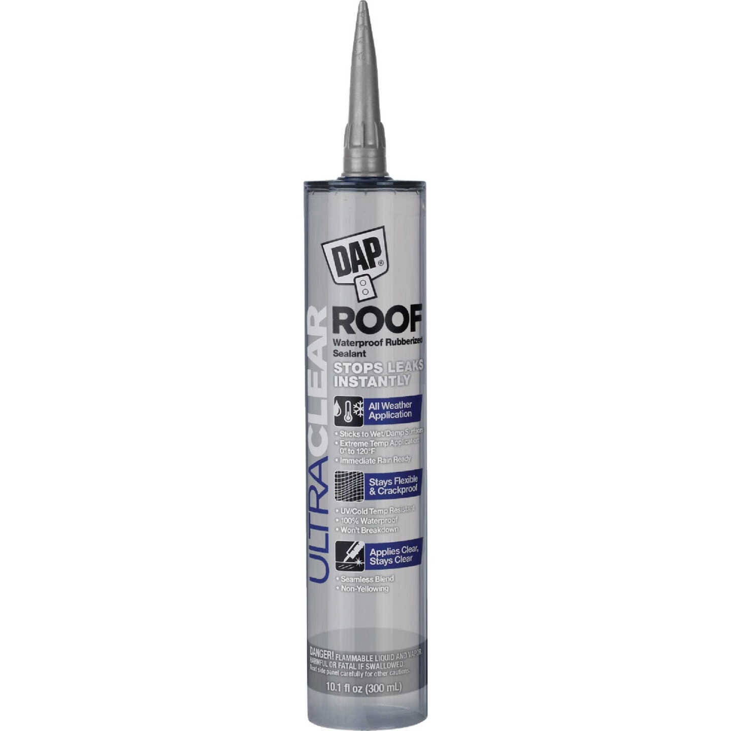 Dap Ultra Clear Roof 10.1 Oz. Waterproof Rubberized Roof Sealant Image 1