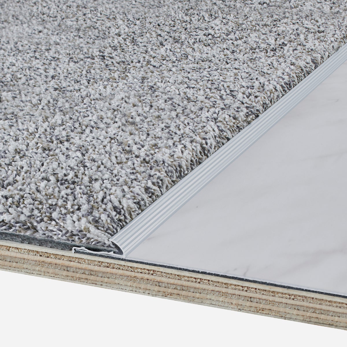 M-D Building Products Silver 1-3/8 In. x 6 Ft. Aluminum Carpet Gripper Image 3