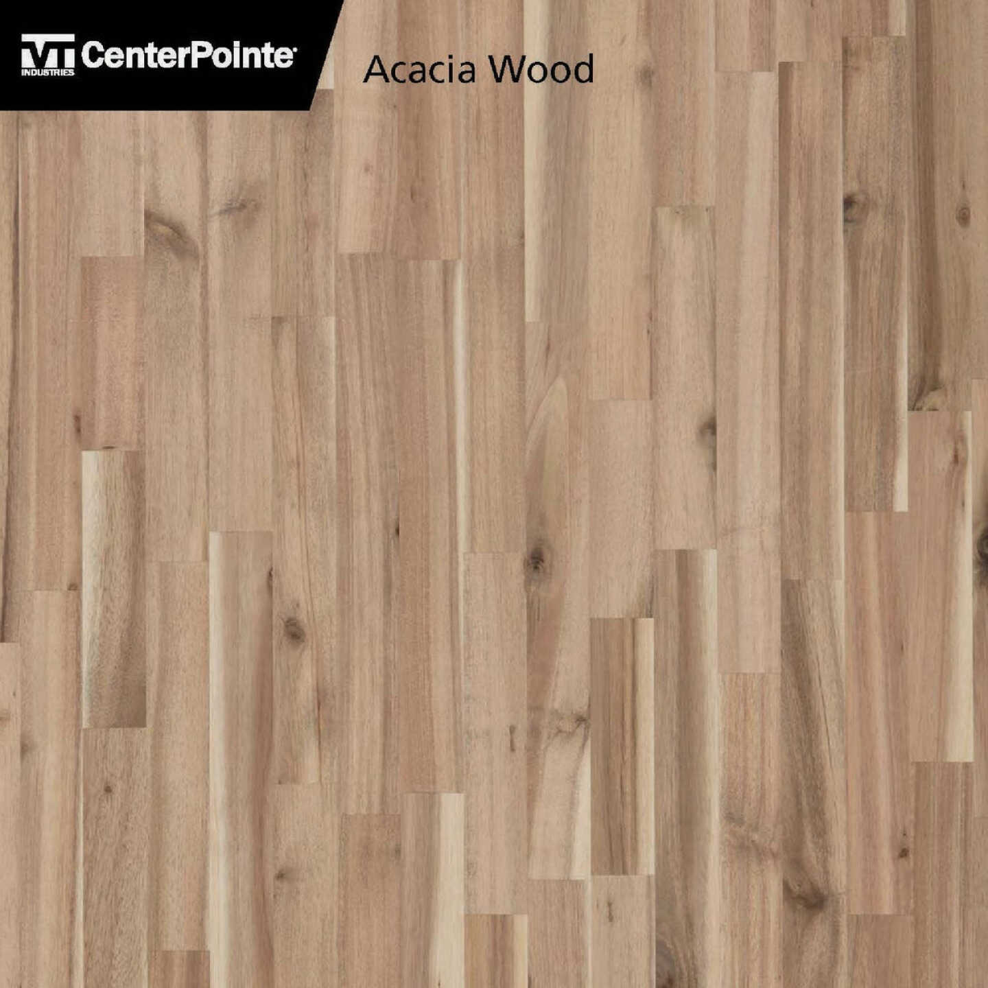 VT Industries CenterPointe 98 In. L x 25 In. D x 1.5 In. T Unfinished Acacia Wood Butcher Block Countertop with Square Edge Image 5