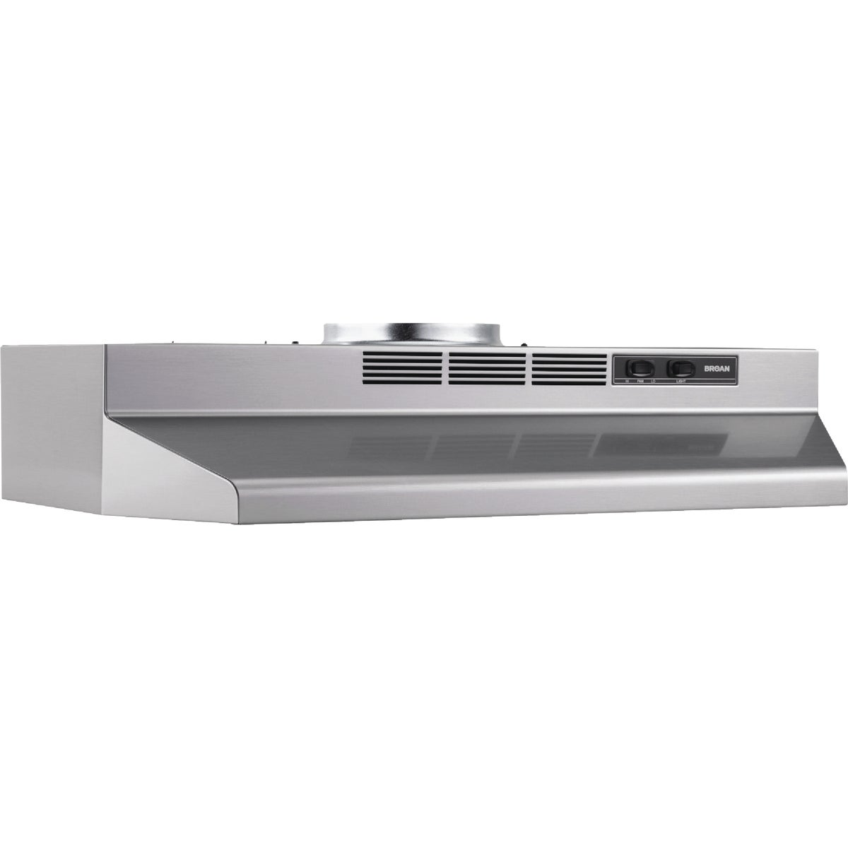 Broan-NuTone 30 In. Convertible Under-Cabinet Range Hood, Stainless Finish with PrintGuard