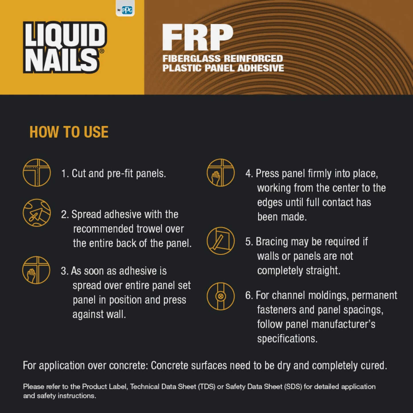 LIQUID NAILS 3.5 Gal. FRP Panel Adhesive Image 3