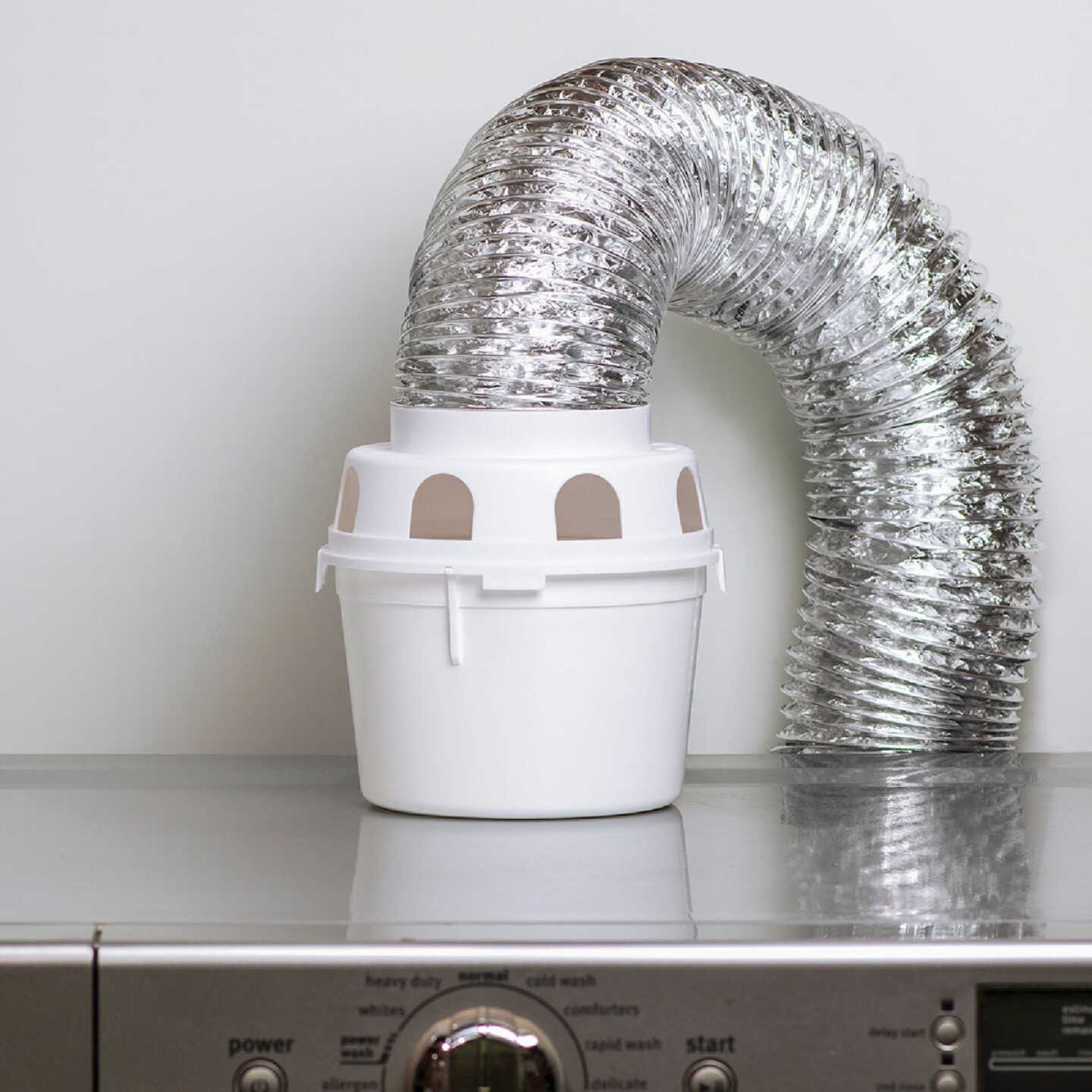 Dundas Jafine White Indoor Electric Dryer Vent Kit (5-Piece) Image 4