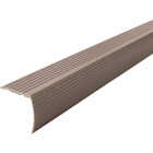 M-D Building Products 36 In. Spice Aluminum CINCH Fluted Stair Edging Image 1