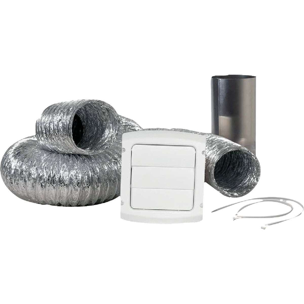 Dundas Jafine White Gas or Electric Dryer Vent Kit (4-Piece) Image 3
