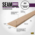 M-D Building Products 2-1/2 In. x 72 In. Unfinished Hardwood Seam Binder with Screws Image 2
