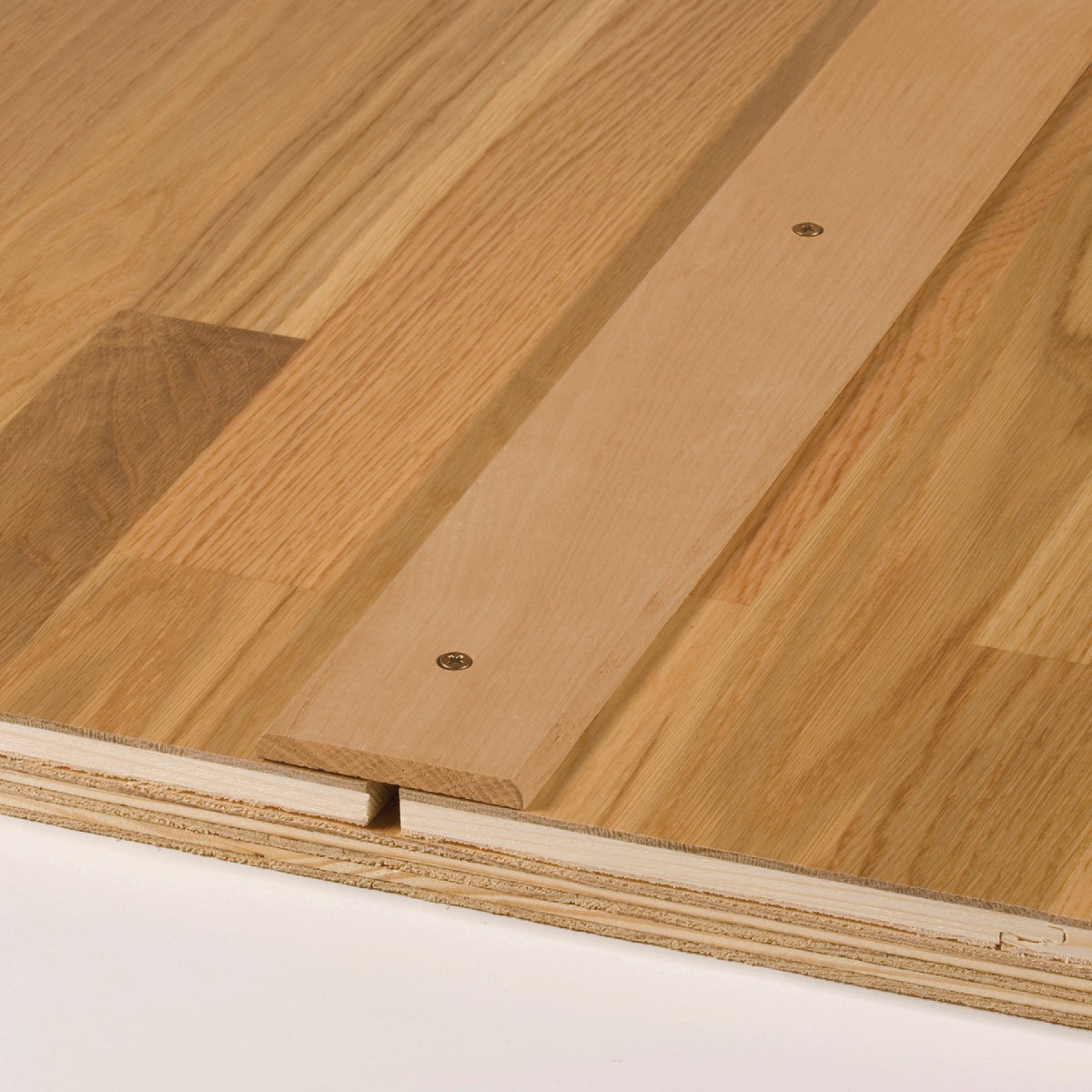 M-D Building Products 2-1/2 In. x 72 In. Unfinished Hardwood Seam Binder with Screws Image 3