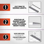 M-D Building Products 1-3/4 In. x 36 In. Unfinished Hardwood Reducer with Screws Image 6