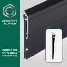 M-D Building Products 0.25 In. 36 In. Bronze Door Sweep Image 4