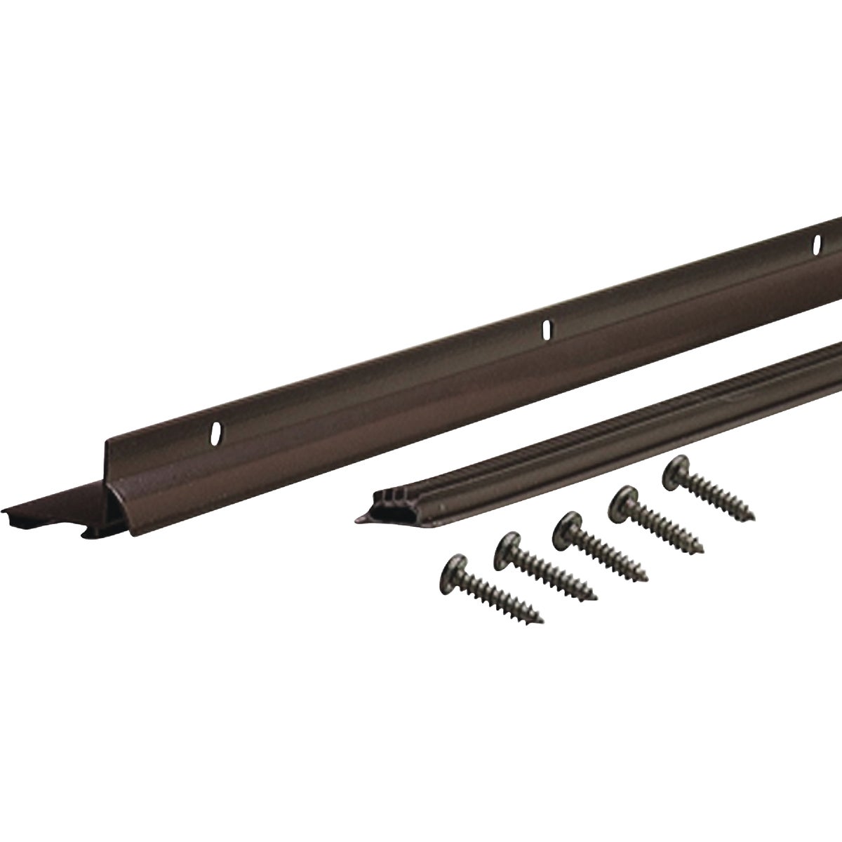 M-D Building Products 1.75 In. W. x 1.625 In. H. x 36 In. L. Aluminum Brown Door Bottom Image 7