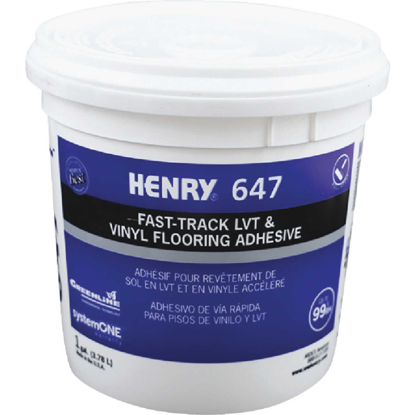 Henry 647 PlumPro Vinyl Floor Adhesive, 1 Gal. Image 1