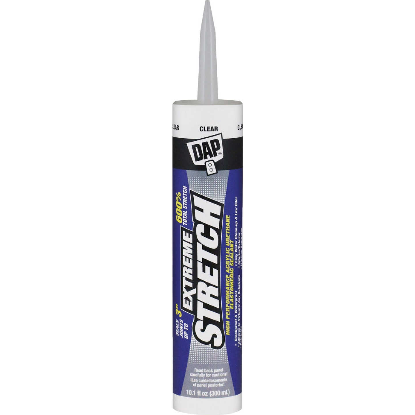 Dap Extreme Stretch 10.1 Oz. Clear Acrylic Urethane Premium Elastomeric Sealant Image 1