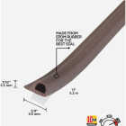 M-D Building Products 7/32 In. x 3/8 In. x 17 In. Brown Premium Rubber Window Seal for Small Gaps Image 2