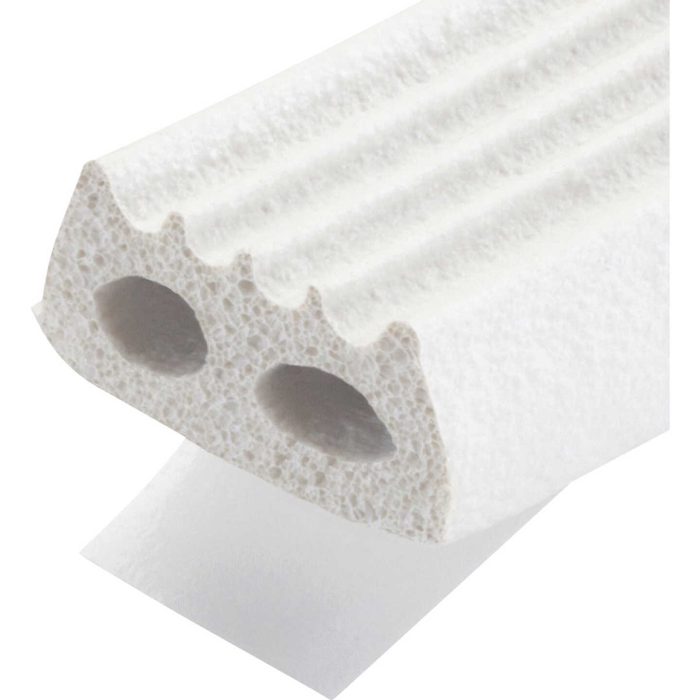 M-D Building Products 5/16 In. x 19/32 In. x 10 Ft. White Premium Rubber Window Seal for Large Gaps Image 5