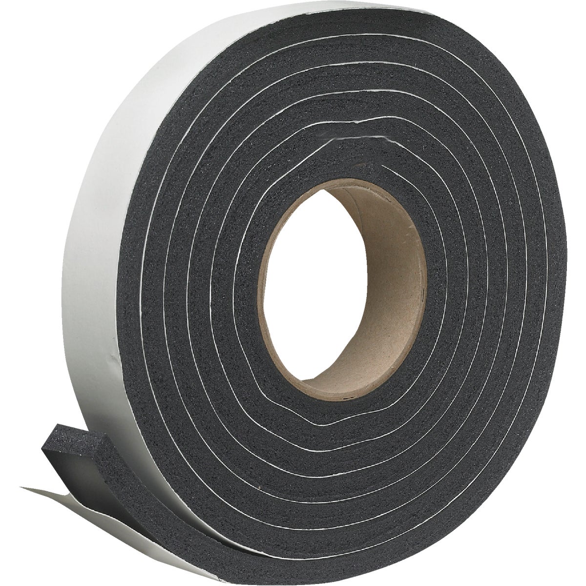 Do it Best 1-1/4 In. W x 7/16 In. T x 10 Ft. L Black Rubber Foam Weatherstrip Tape Image 3