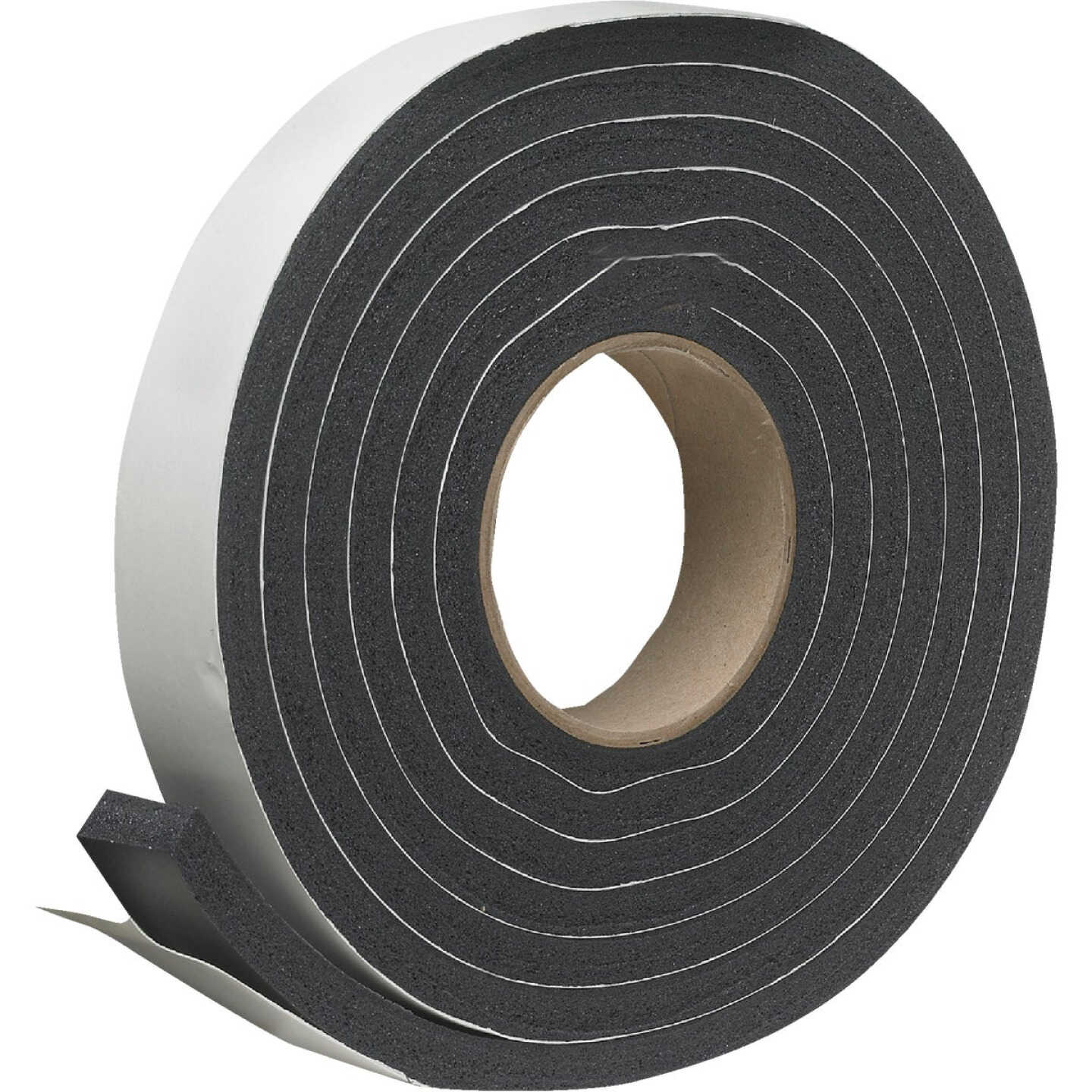 Do it Best 1-1/4 In. W x 7/16 In. T x 10 Ft. L Black Rubber Foam Weatherstrip Tape Image 3