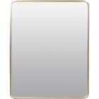 Zenna Home Designer Series Brushed Nickel 24 In. W x 30 In. H x 5 In. D Single Mirror Surface/Recess Mount Rectangle Medicine Cabinet Image 1