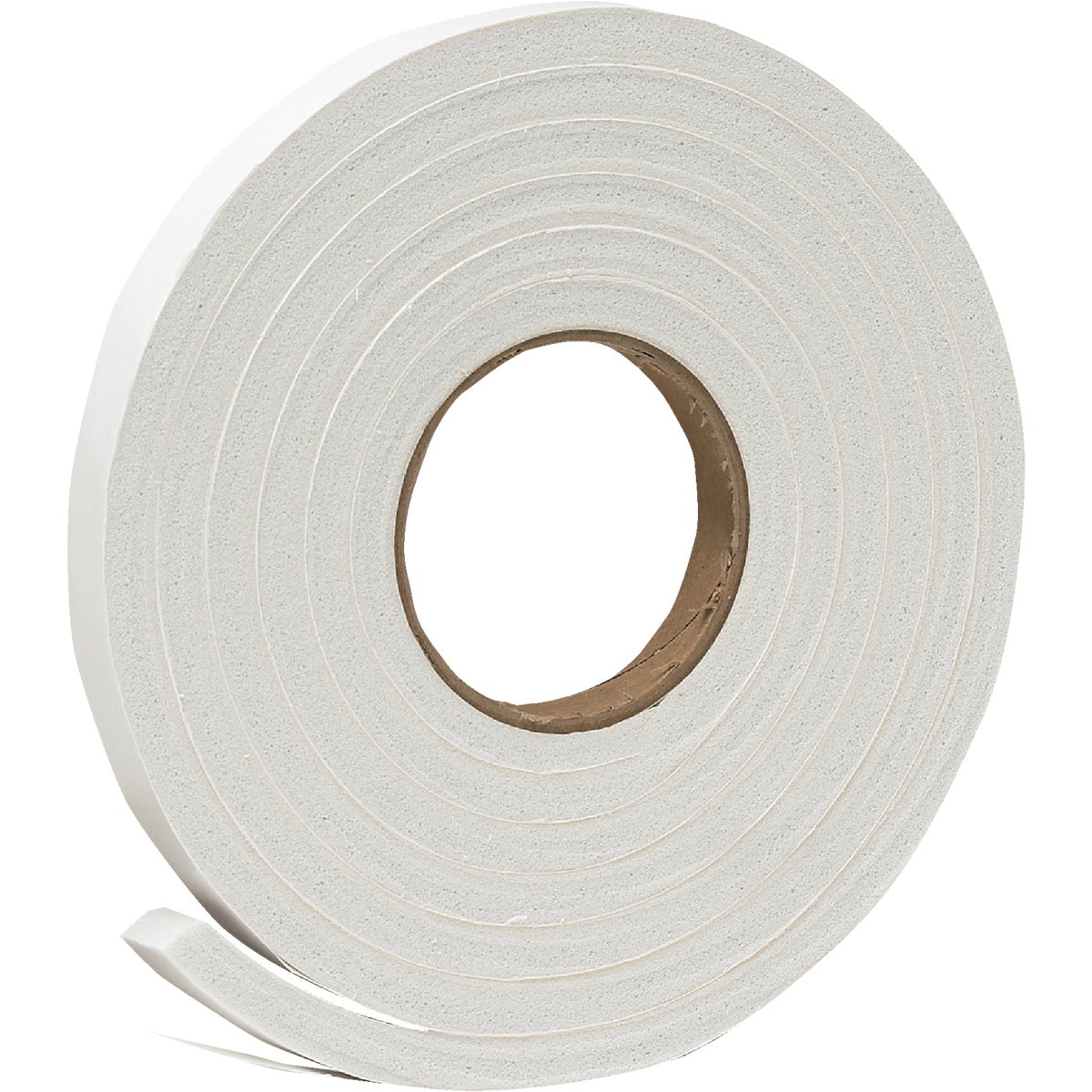 Do it Best 3/4 In. W x 7/16 In. T x 10 Ft. L White Rubber Foam Weatherstrip Tape Image 3