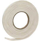 Frost King 3/8 In. Wide x 5/16 In. Thick x 10 Ft. Long White Rubber Foam Weatherstrip Tape Image 1