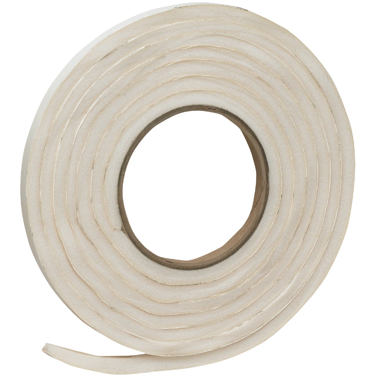 Do it Best 3/8 In. W x 5/16 In. T x 10 Ft. L White Rubber Foam Weatherstrip Tape Image 3
