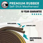 Frost King 17 Ft. x 5/16 In. Brown Rubber Weatherstrip Image 2