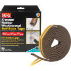 Do it Best 17 Ft. 5/16 In. Brown Rubber Weatherstrip Image 1