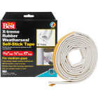 Do it Best 17 Ft. 5/16 In. White Rubber Weatherstrip Image 1