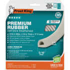 Frost King 17 Ft. x 5/16 In. White Rubber Weatherstrip Image 1