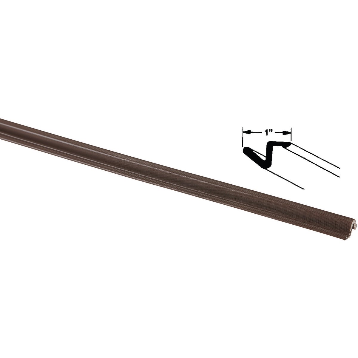 Frost King 7 Ft. 1 In. Brown Door Gasket