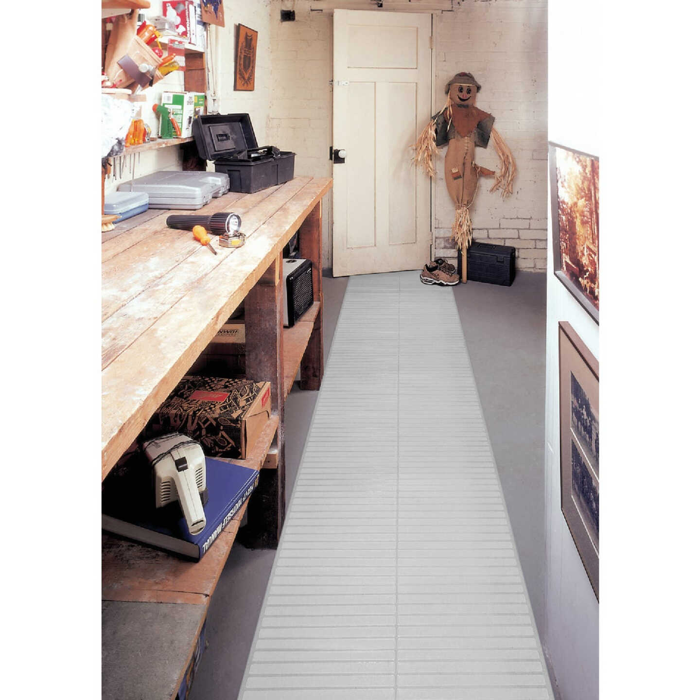 Multy Home 27 In. x 100 Ft. Clear Low Pile Carpet Protector Image 3